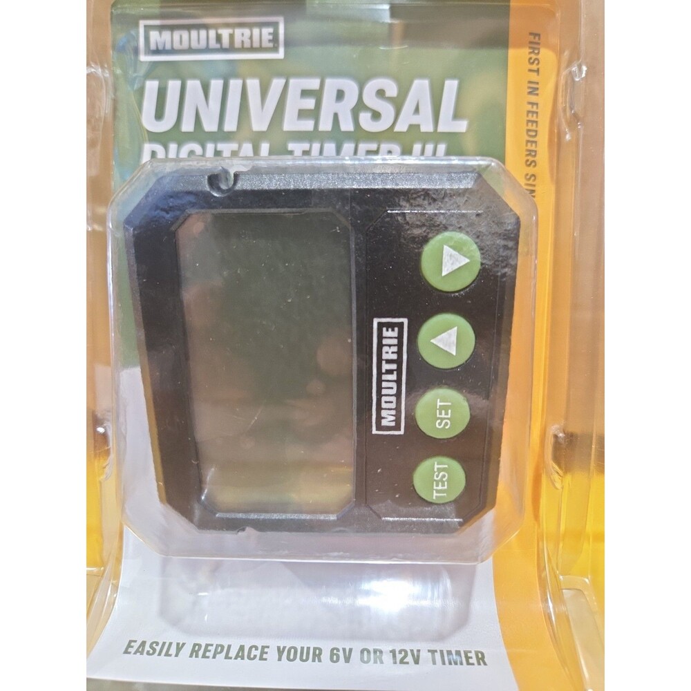 Moultrie Universal Digital Timer III Feeder Timer 6V 12V Programable New Sealed